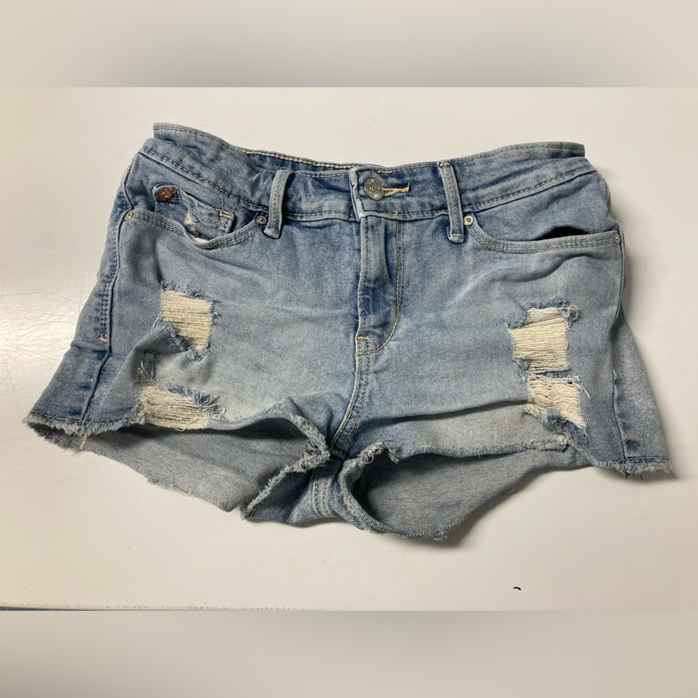 Denizen w26 shortie shorts light wash - Picture 4 of 8